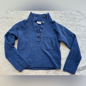 Everlane Navy Blue Cashmere Sweater